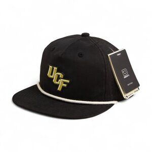UCF Knights 3D Perforated Rope Hat- Black/ White